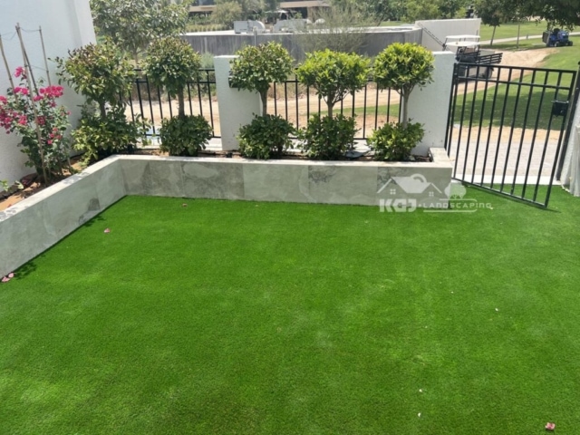 artificial grass damac hills dubai